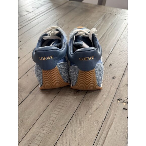 LOEWE Flow Runner Raw Denim Sneakers Size 38 8 NWOB! - Picture 7 of 11